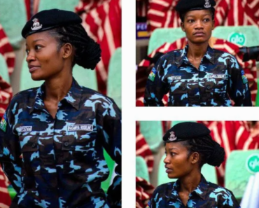 Nigerian Reacts After Seeing Photo Of A Female Police Officer At The 2024 Ojude Oba Festival In Ogun