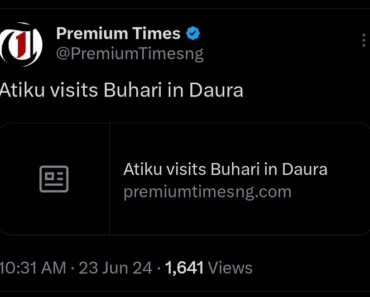 Atiku Visits Buhari