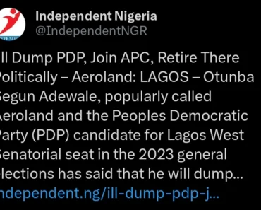 Today’s Headlines: I’ll Dump PDP, Join APC–Aeroland, Atiku Becoming An Embarrassment – TMSG