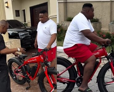 Cubana Chief Priest Want To Loose Weight, Buys Mercedes-Benz ML 500 Fat Tyre Bicycle Worth N1.4 Million