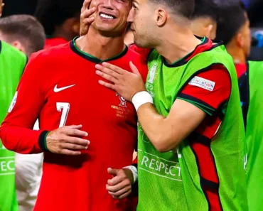 Christiano Ronaldo was in tears after he missed a penalty in Portugal match