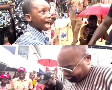 “You Are The Next Governor Of The State” – Young Boy Goes Viral After Prophesying Akpata’s September Victory